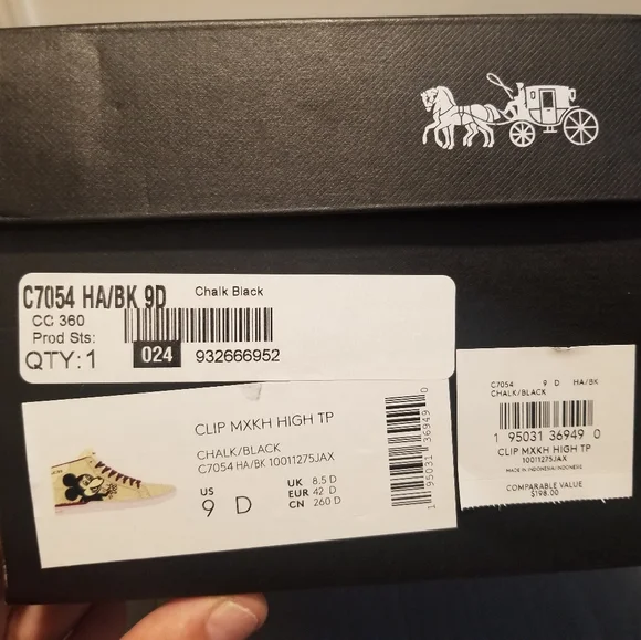 Coach Disney Mickey X Keith Haring Sneakers - Picture 4 of 7